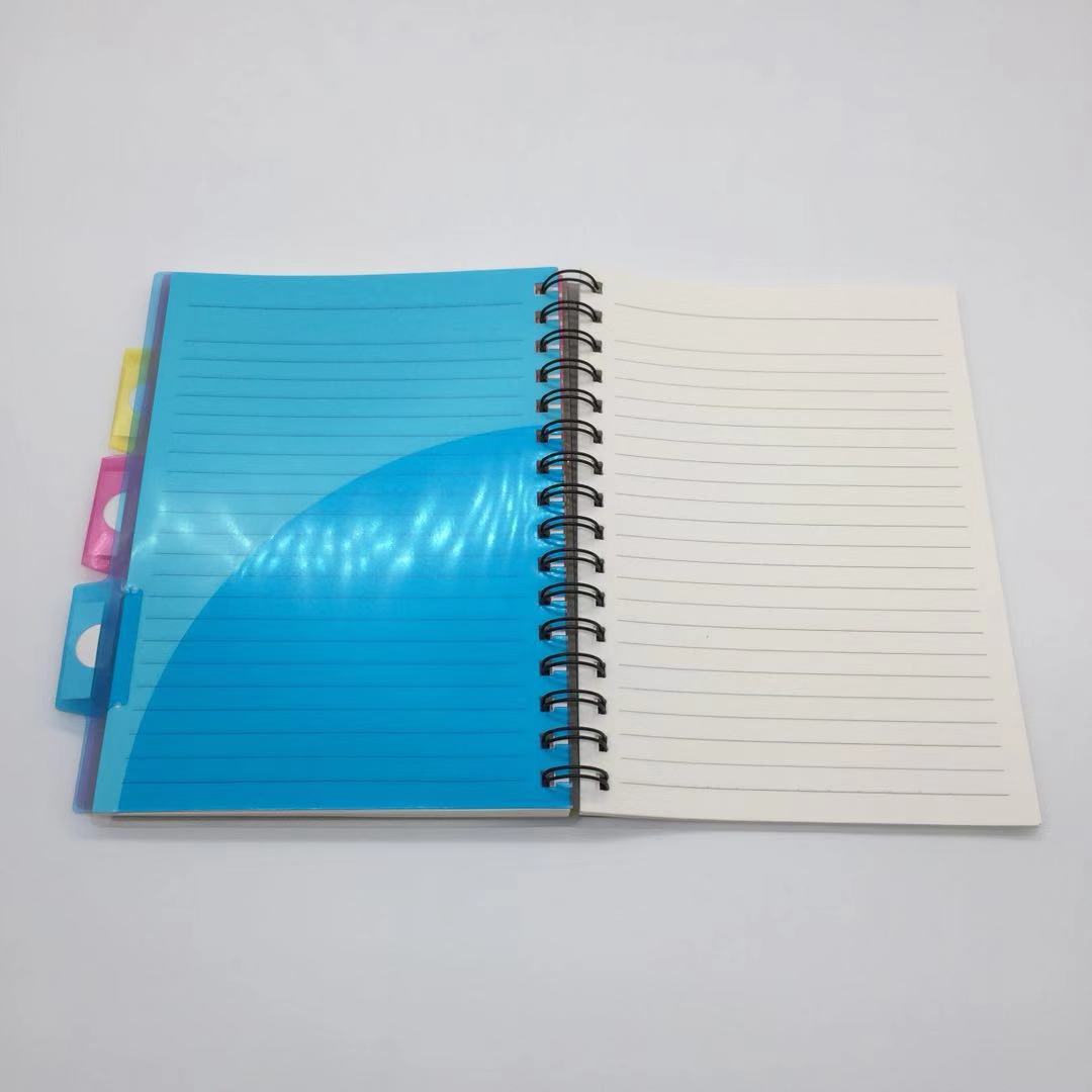 custom design calendar  transparent cover recipe flower notebook