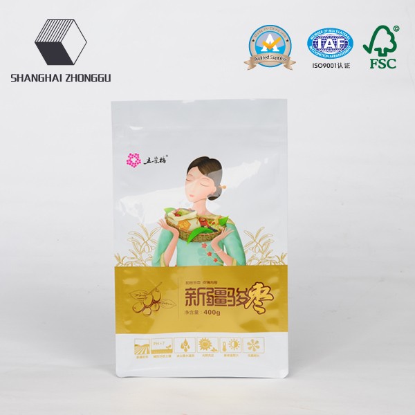Flexible printing, custom plastic, ziplock food packaging bag, free sample available, high quality with best price