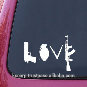 Love Decal Die cut vinyl stickers for Car , Bikes , Windows Outdoor etc