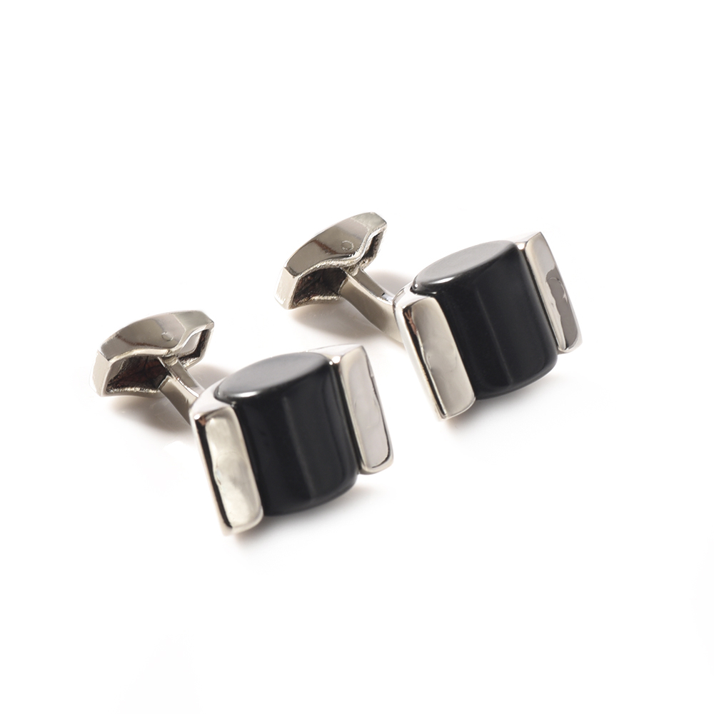 Wollet Fashion Custom High Quality Multi-Color Plated 316L Stainless Steel Cufflinks For Men Women