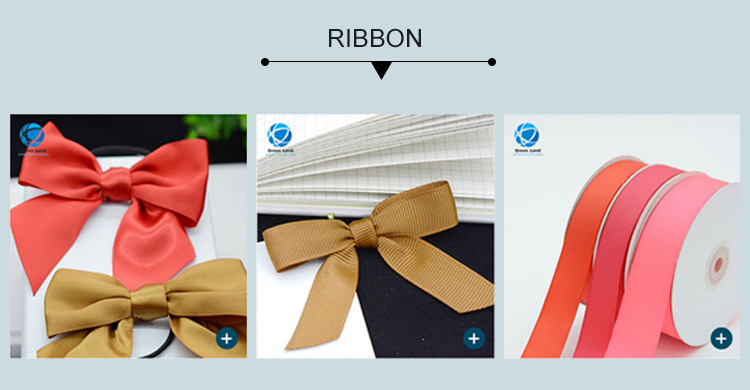 Custom metallic flowers color ribbon with custom design