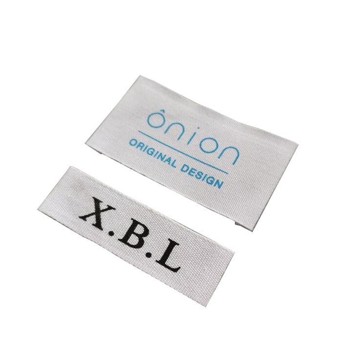 Customised label for clothes with custom logo