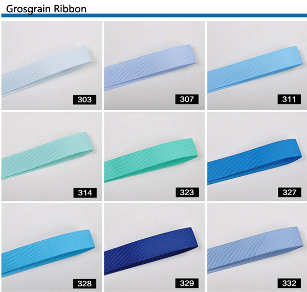25 mm width 100% silk grosgrain ribbon with logo printed