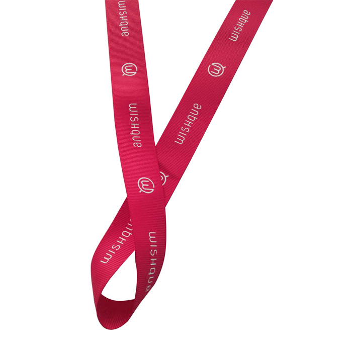 Custom Grosgrain ribbon with logo printed