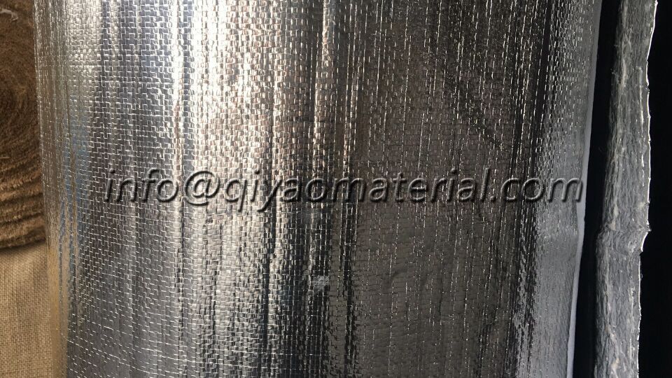 Vapor Barrier PE Woven Fabric Laminated Aluminum Foil Reflective Material