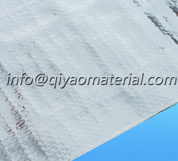 Fireproof PE Woven Fabric Laminated Aluminum Foil Radiant Barrier