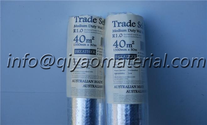 Tear Resistant Woven Fabric Laminated Aluminum Foil Radiant Barrier