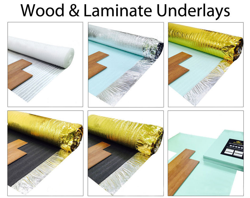 Aluminum Foil Laminated IXPE Foam Flooring Underlayment