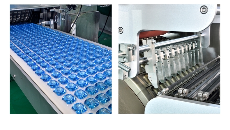 PVA  laundry detergent pods packing machine water soluble laundry capsules making machine