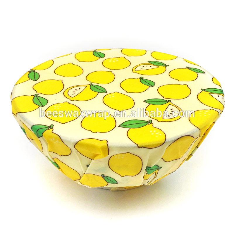 GOTS organic cotton beeswax food wrap set for bread
