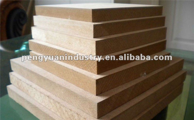 1220*2440mm plain/melamine MDF for indoor furniture with Carb,CE,SGS certification