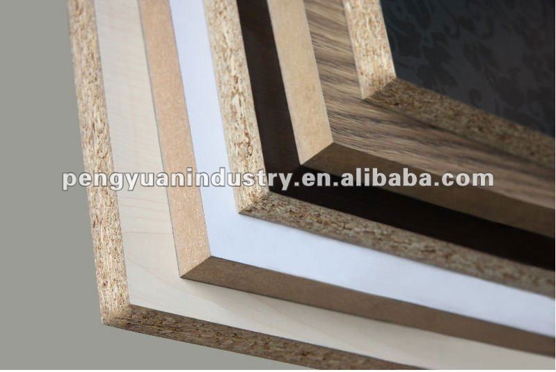good quality melamine MDF with hardwood combi material for indoor furniture