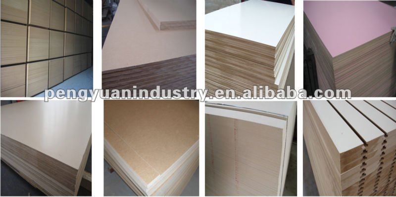 MDF/medium density fibreboard for furniture and decoration