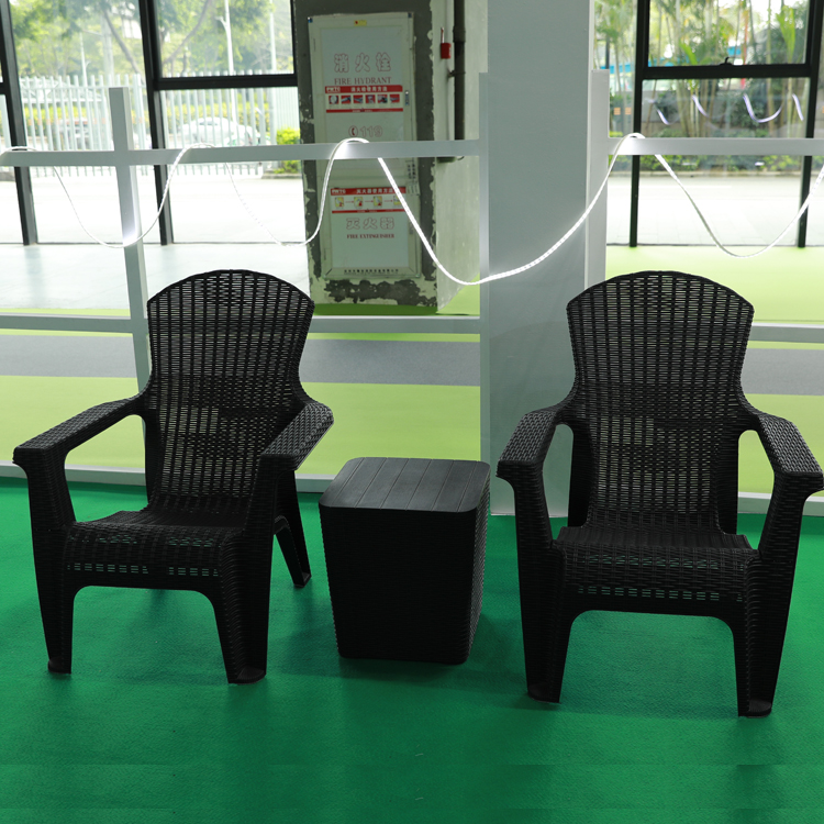 Top Quality 3 Pcs Set Outdoor Rattan Garden Furniture For Coffee Shop