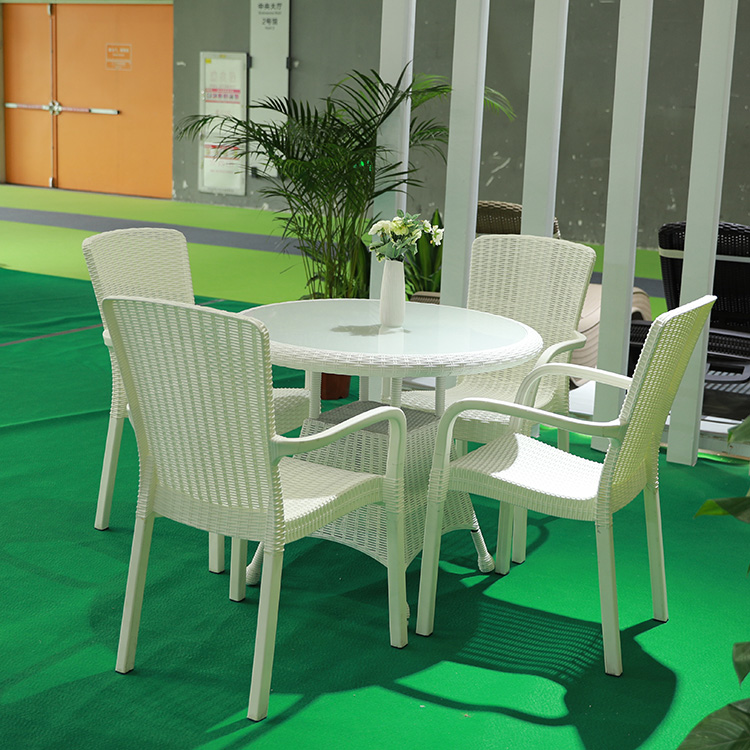 Factory Direct Cheap Outdoor Furniture Garden Rattan Round Table for Bar