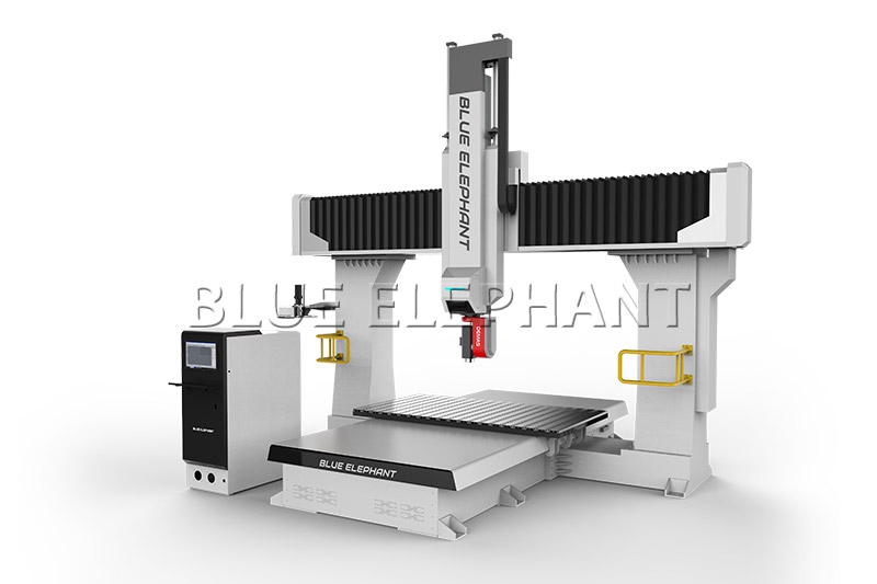 High precision 5 axis atc cnc router with removable countertop for large foam mold