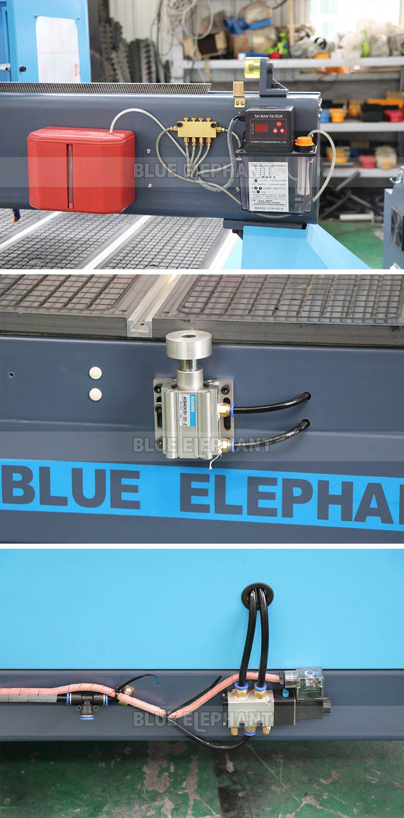 blue elephant wood craft engraving machine 1325 cnc router for small Craft shop