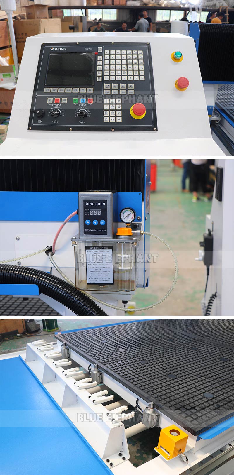 direct manufacture 1530 wood cnc router for ACM panels 6mm to 4mm thick