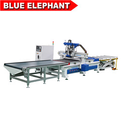 blue elephant standard size 1325 cnc engraving machine for surfboard/skateboard manufacture