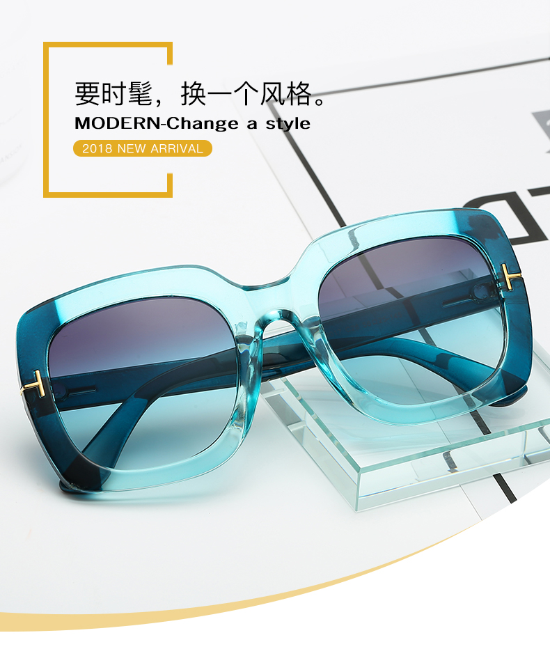 Trendy Women Sun Shades Glasses Plastic Frame Retro Round Sunglasses