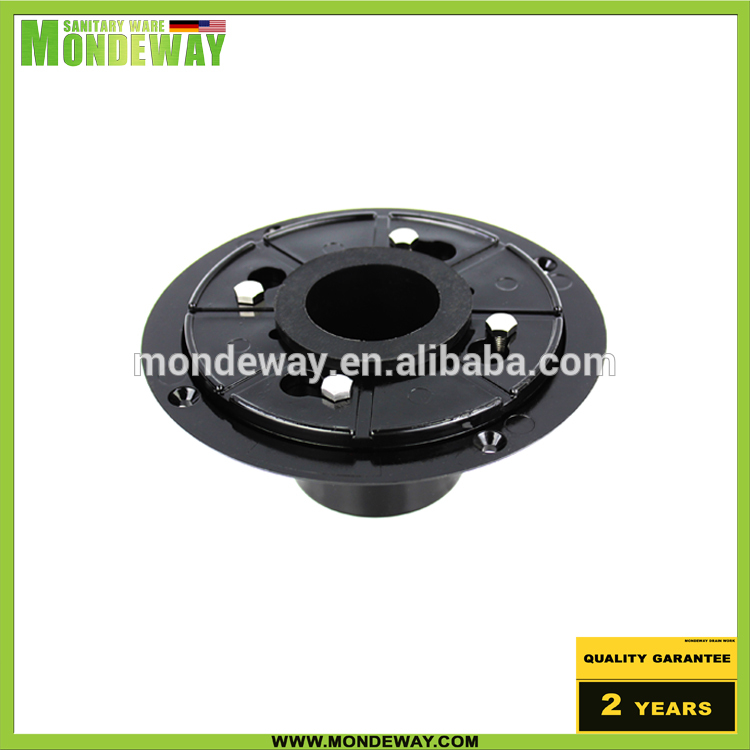 PVC Shower Drain Base with Rubber Gasket easy installation for bathroom shower drains  acceptable