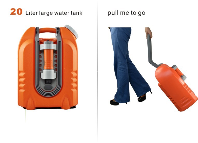 portable car wash equipment with 20L water tank