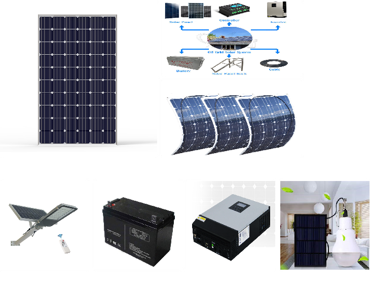50 watt solar panel price kit with battery Monocrystalline