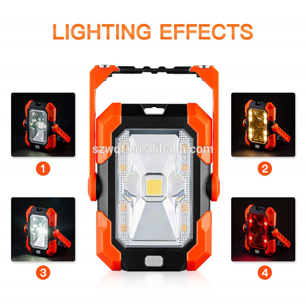 2019 NEW Product 6W Portable Rechargeable COB LED Work Light, Outdoor Waterproof Inspection Flood Light Prefer For Car Repair