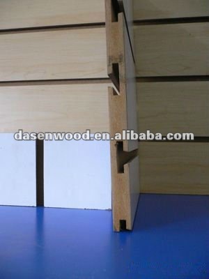 laminated slotted MDF board