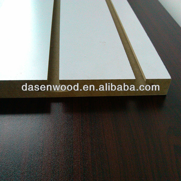 laminated slotted MDF board