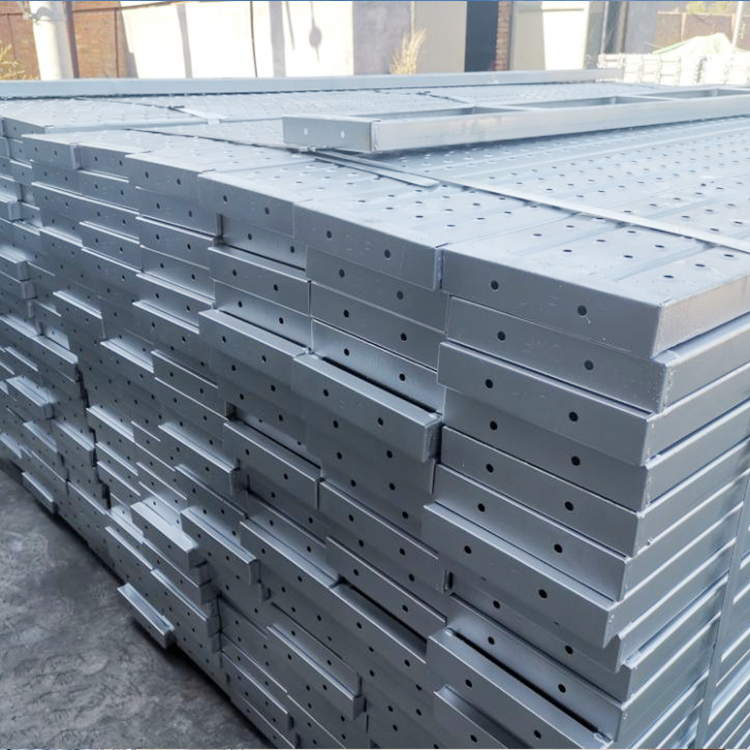 Stamping holes scaffolding steel plank without hook for construction
