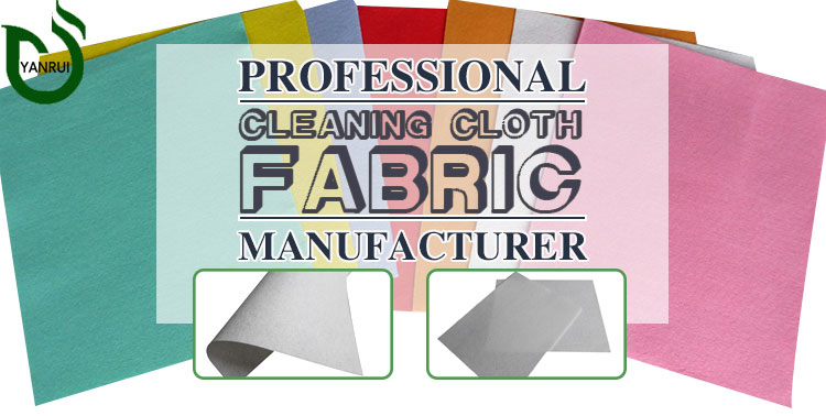 Viscose&polyester non-woven  cleaning cloth rolls