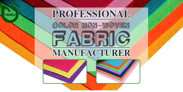 Attractive fashion waterproof colorful non-woven fabric