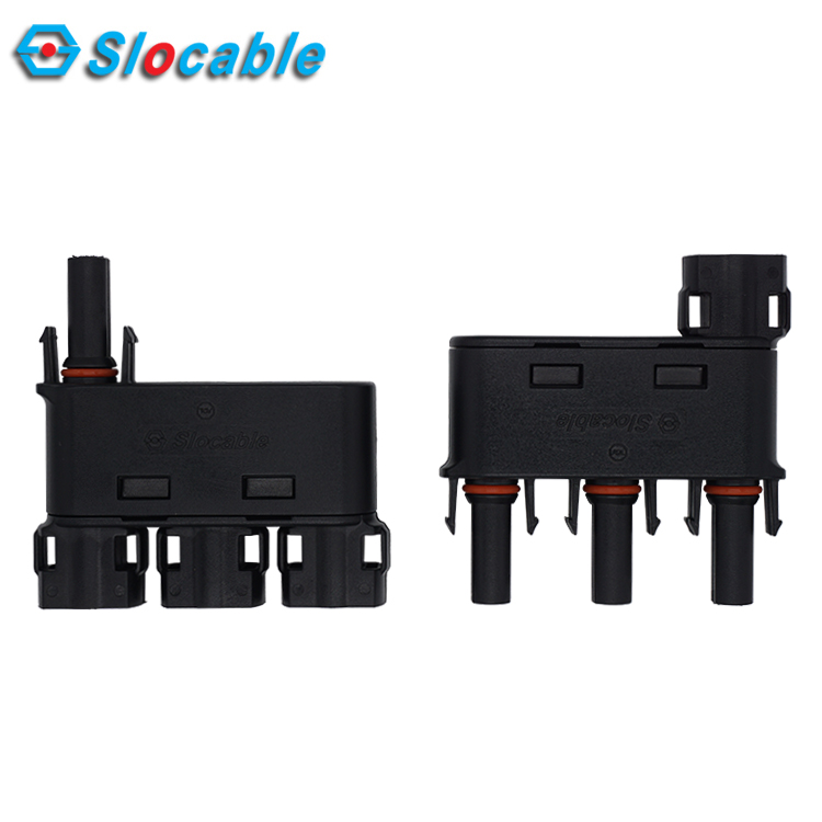 High Quality 1000V IP67 3 to 1 MC4 MP4 Solar PV Connector