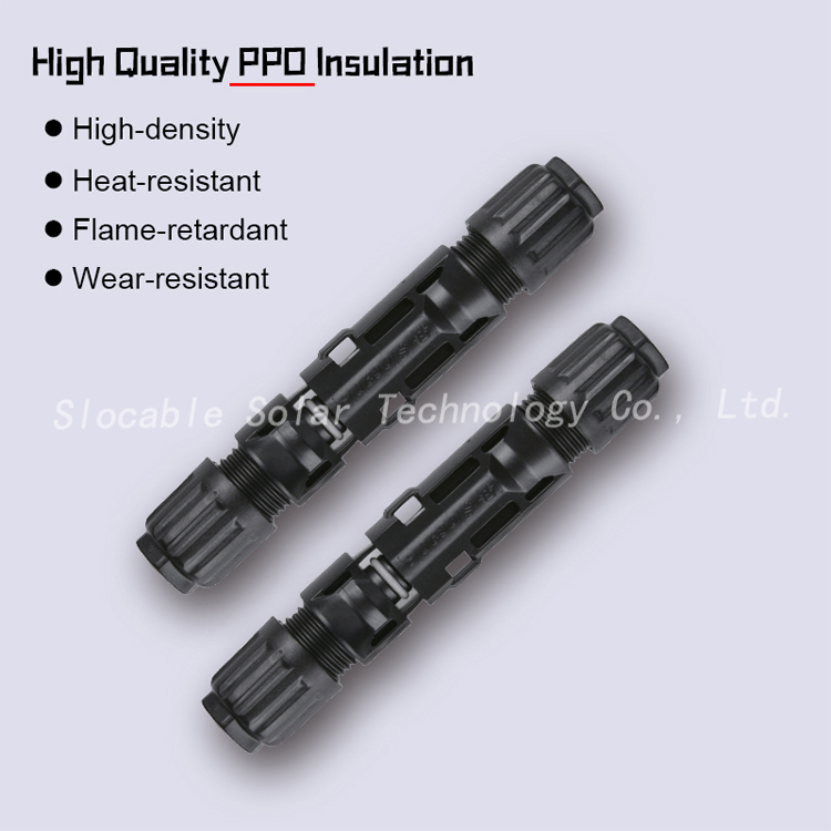 PV system connector waterproof MC4 junction box connectors