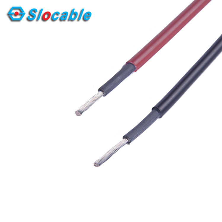 Hight Quality 2.5mm2 4mm2 6mm2 10mm2 PV Black DC Solar Panel Cable