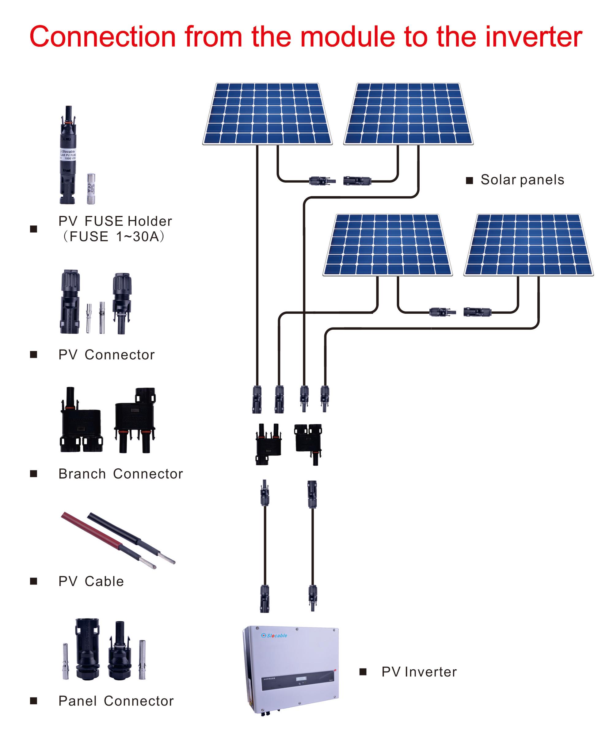IP68 PPO MC4 T Branch Connector Solar Accessories