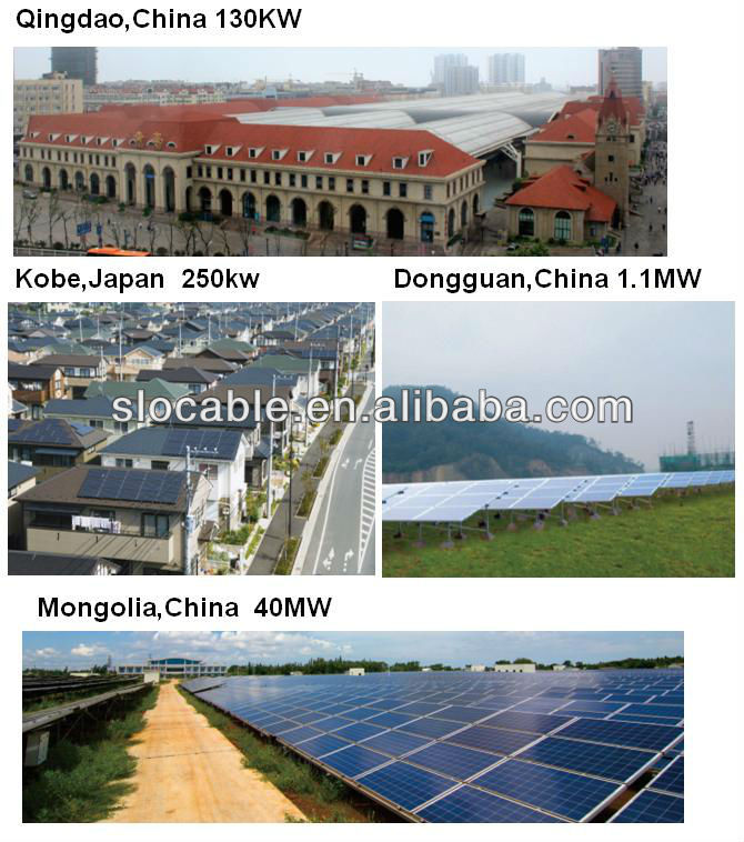 High Voltage mc4 panel solar cable assembly for worldwide solar energy system