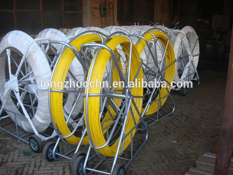 Cable pulling reel / fiberglass rods /cable push rod