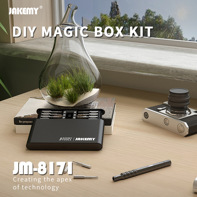 JAKEMY JM-8171 Portable DIY Electronic Maintenance Magic Screwdriver Box Kit for Cellphone Computer Game Pad Repair