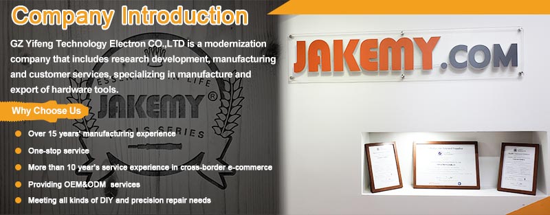 JAKEMY JM-8116 45 pcs in 1 Professional Wholesale S2 Precision Screwdriver Set Customized DIY Repair Tool for Electronics Repair