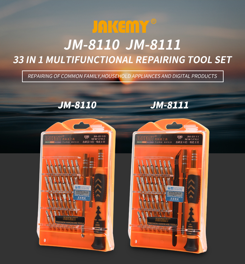 JAKEMY JM-8111 Precision Screwdriver DIY Repair Tool Gadgets set for Electronic Cellphone Computer