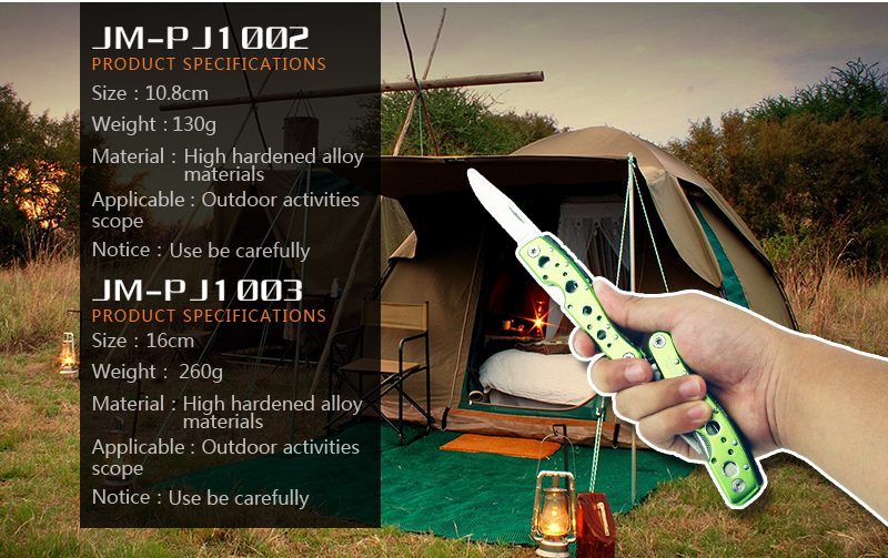 JAKEMY Safe Outdoor camping knife survival multi tool multi-functional aluminum fishing pliers hand tool