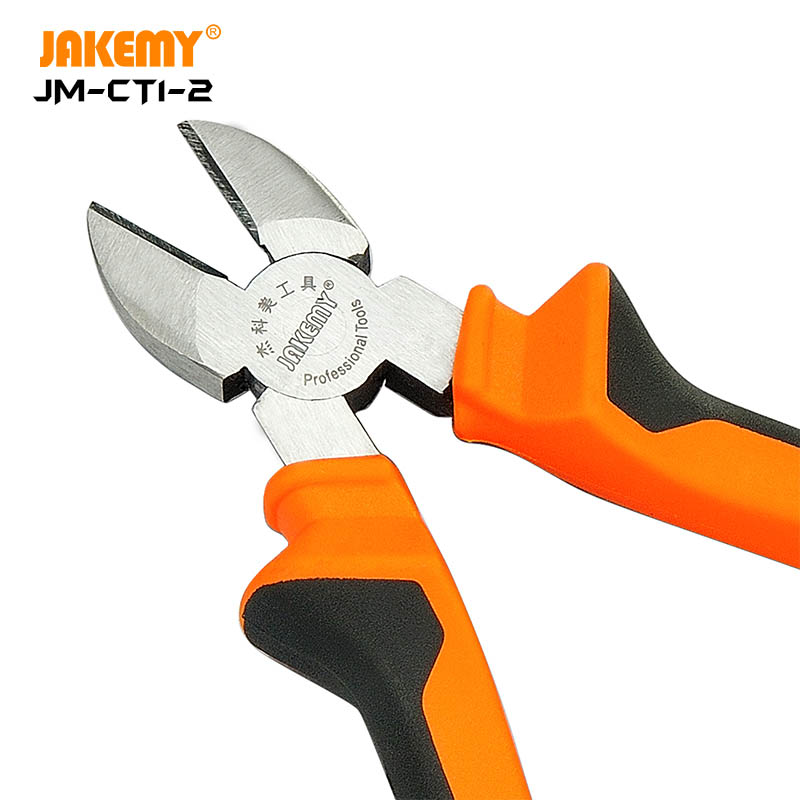 JAKEMY High Quality Diagonal Plier DIY Hand Tool for Electrical Wire Cutting