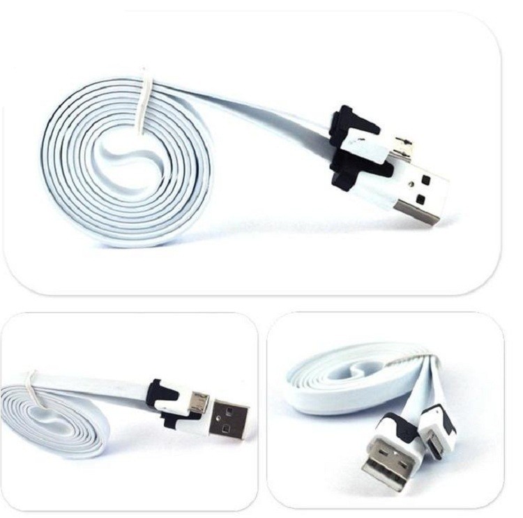 cell phone accessories Micro usb charging sync cable for Samsung flat usb cable