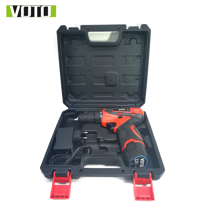Rechargeable 12V variable speed cordless electric screwdriver