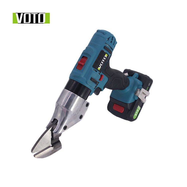 21V high quality  double-speed lithium battery rechargeable  pruning electric scissors with One battery Plastic box set