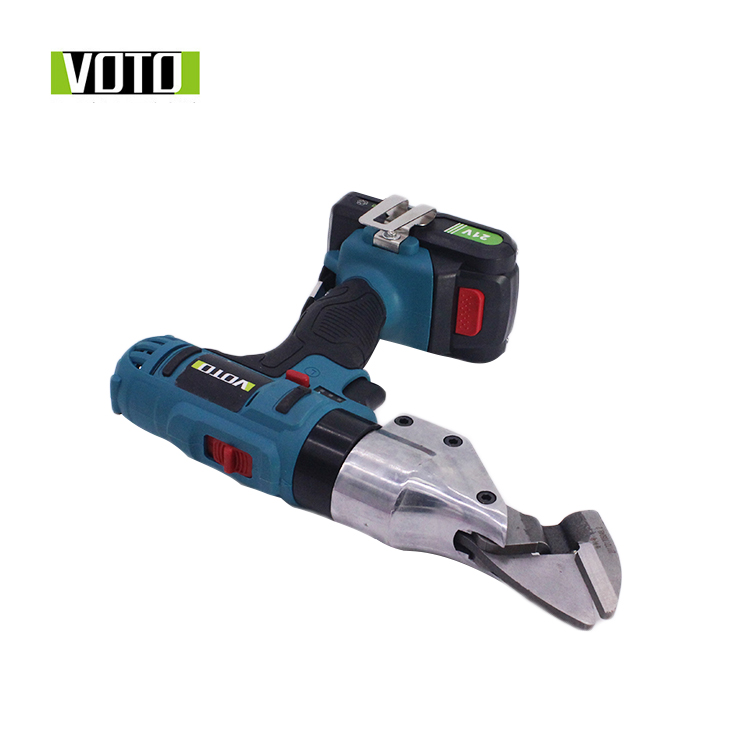 21V high quality  double-speed lithium battery rechargeable  pruning electric scissors with One battery Plastic box set
