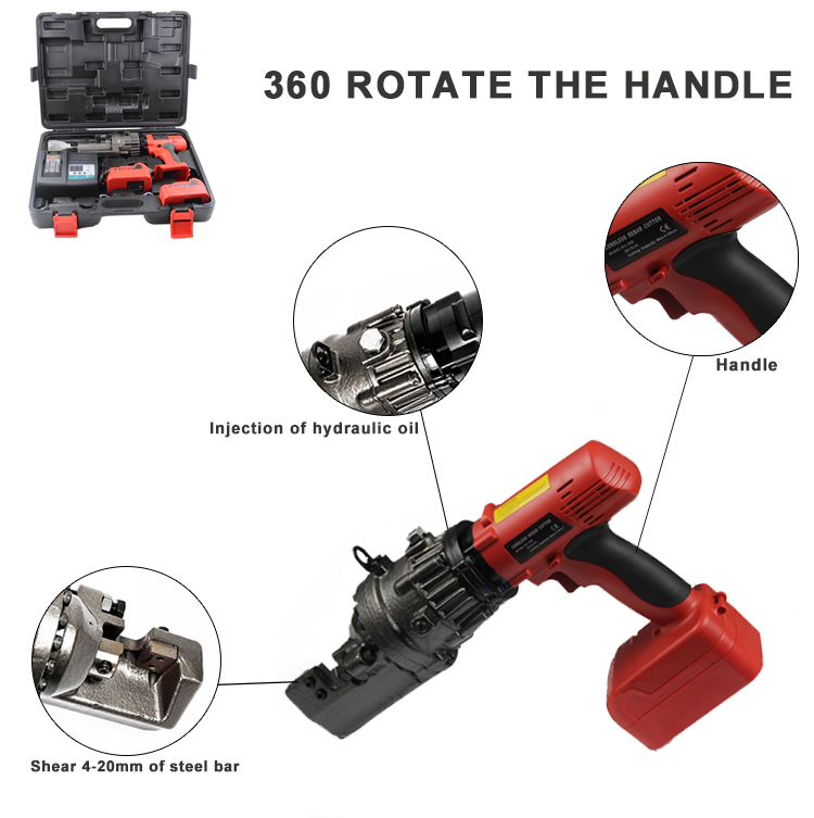 High Quality RC-20B rebar cutter Handheld factory portable bar bender and bar cutter