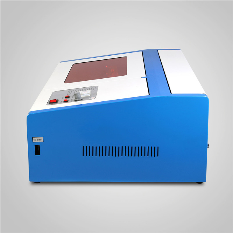 OrangeA Laser Engraving Machine 40W CO2 Laser Engraver 300 x 200mm Laser Cutting Machine with Exhaust Fan USB Port